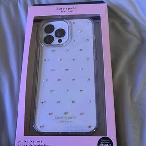 Kate spade iPhone 12 & 13 pro max clear case
